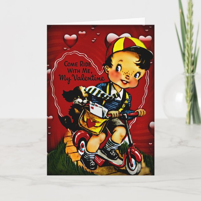 Tarjeta Festiva Mi San Valentín (Anverso)