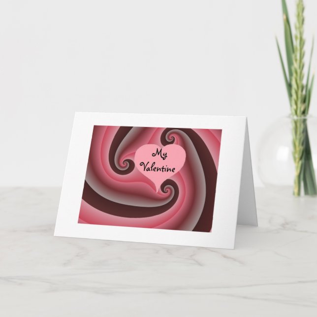 Tarjeta Festiva Mi San Valentín (Anverso)