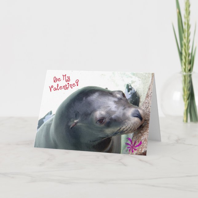 Tarjeta Festiva Mi sello de San Valentín (Anverso)