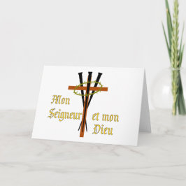 Tarjeta Festiva Mi Señor y mi Dios