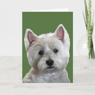 TARJETA FESTIVA MI WESTIE PERFECTO