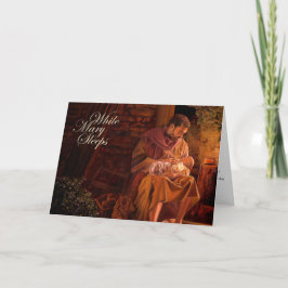 Tarjeta Festiva Mientras que duerme Maria