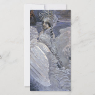 Tarjeta Festiva Mikhail Vrubel - Princesa de Swan