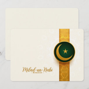 Tarjeta Festiva Milad Un Nabi Mubarak