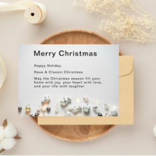 Tarjeta Festiva Milagro Invernal y Deseos Cálidos