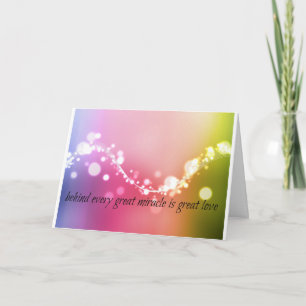 Tarjeta Festiva Milagros de Navidades