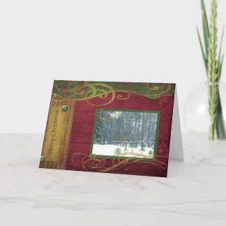 Tarjeta Festiva Milagros de nieve