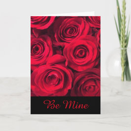 Tarjeta Festiva Mine Forever Red Roses Valentine