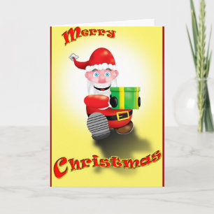 Tarjeta Festiva Mini Santa