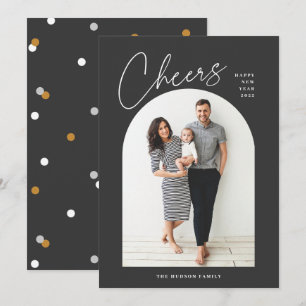 Tarjeta Festiva Mínima foto de arte moderno anima vacaciones de Añ