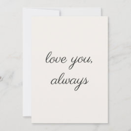 Tarjeta Festiva Minimal Valentine Printable Card 