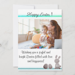 Tarjeta Festiva Minimalist Easter Wishes