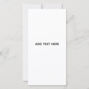 Tarjeta Festiva Minimalista Blanco Elegante para Cualquier Ocasión