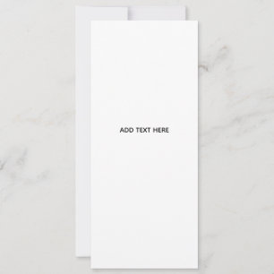 Tarjeta Festiva Minimalista Blanco Elegante para Cualquier Ocasión