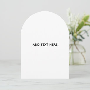 Tarjeta Festiva Minimalista Blanco Elegante para Cualquier Ocasión
