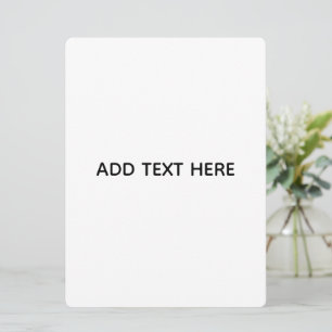 Tarjeta Festiva Minimalista Blanco Elegante para Cualquier Ocasión