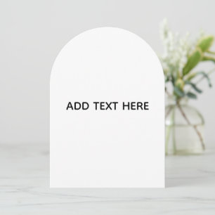 Tarjeta Festiva Minimalista Blanco Elegante para Cualquier Ocasión