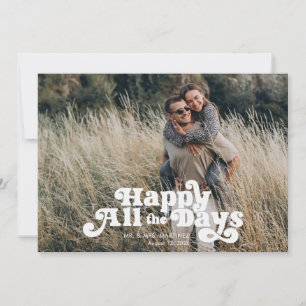 Tarjeta Festiva Minimalista Feliz Todos Los Días
