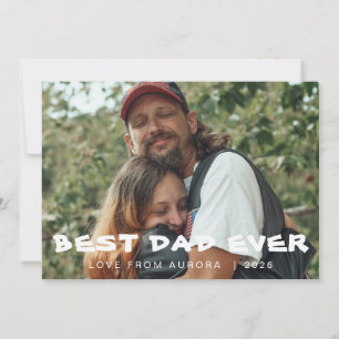 Tarjeta Festiva Minimalista moderno feliz Día de los Padres 1 foto