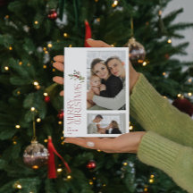 Mínimo moderno Borgoña Merry Typography 2 Foto