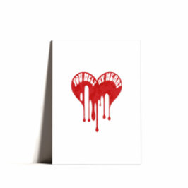 Tarjeta Festiva Mínimo Punny Feliz Día de San Valentín