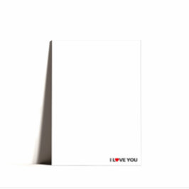 Tarjeta Festiva Mínimo Quirky Feliz Día de San Valentín