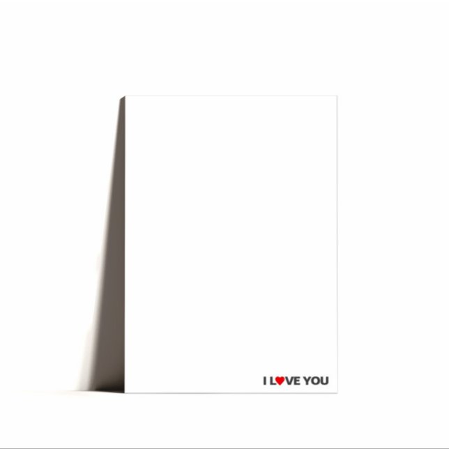 Tarjeta Festiva Mínimo Quirky Feliz Día de San Valentín (Subido por el creador)