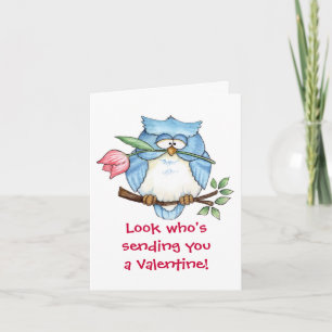 Tarjeta Festiva Mira quién - San Valentín