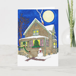 Tarjeta Festiva Mirando hacia dentro