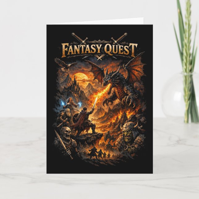 Tarjeta Festiva Misión Fuego de Dragón (Anverso)