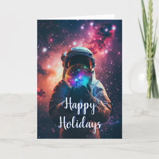Tarjeta Festiva Misterio Cósmico Acuático