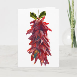 Tarjeta Festiva Mistletoe del Suroeste