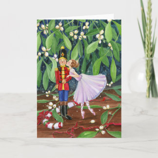 Tarjeta Festiva Mistletoe Kiss