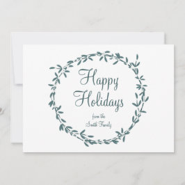 Tarjeta Festiva Mistletoe with Personalized Message