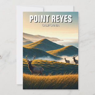Tarjeta Festiva Misty Point Reyes
