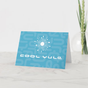Tarjeta Festiva MOD de los Navidades modernos de Guay Yule Retro