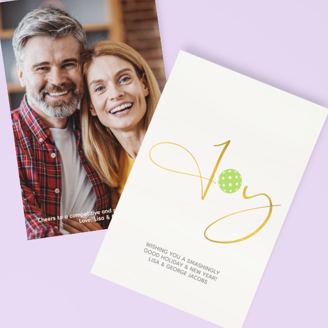 Tarjeta Festiva Moda "Alegría" Navidades blancos foto (Subido por el creador)