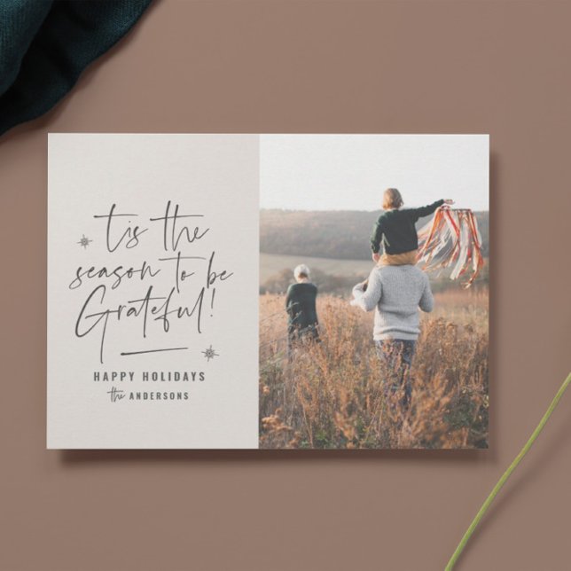 Tarjeta Festiva Moda de navidades de vacaciones de 1 foto moderna (Subido por el creador)