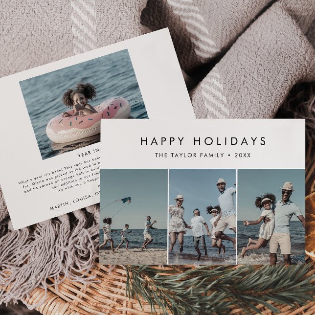 Tarjeta Festiva Moda Felices Fiestas Año En Revisión 4 Foto (Subido por el creador)