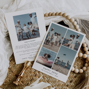 Tarjeta Festiva Moda Feliz Año Nuevo 2025, revisión 5 Foto