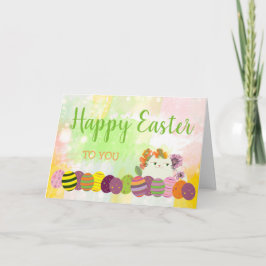 Tarjeta Festiva Moda floral linda de la acuarela de la primavera