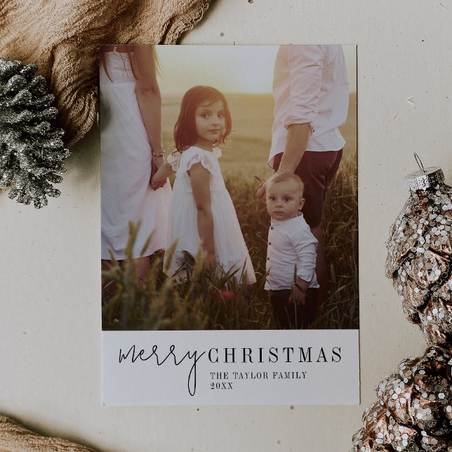 Tarjeta Festiva Moda moderna Fotos navideñas merry (Subido por el creador)