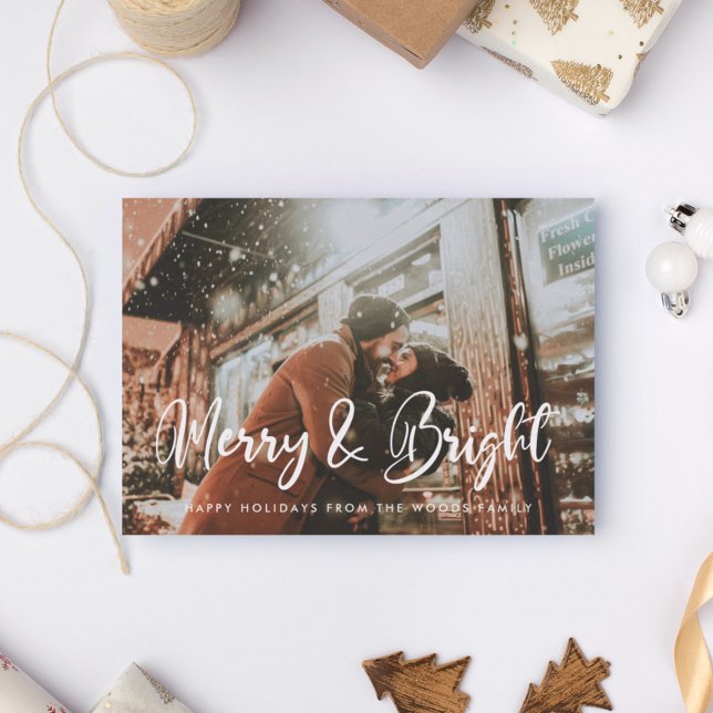 Tarjeta Festiva Moda moderna, Navidades moros y brillantes foto (Subido por el creador)