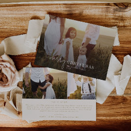 Tarjeta Festiva Moda moderna | Noticias de Navidades con sobreposi