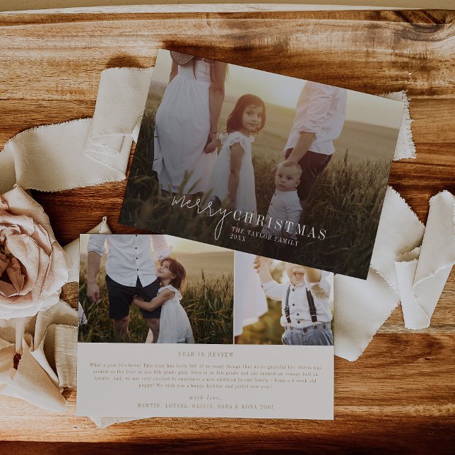 Tarjeta Festiva Moda moderna | Noticias de Navidades con sobreposi (Subido por el creador)