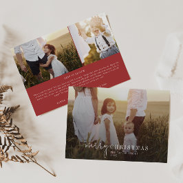 Tarjeta Festiva Moda moderna | Noticias de Navidades de Red Photo