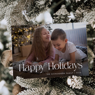 Tarjeta Festiva Moda y elegancia   Fotografía de Felices Fiestas