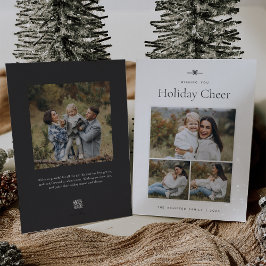 Tarjeta Festiva Modern Bow | Simple foto mínima 3