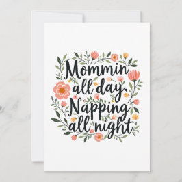 Tarjeta Festiva Modern Cute Botanical Mother's Day Card