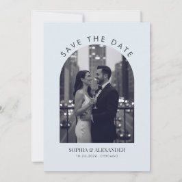 Tarjeta Festiva Modern Emerald Arch Photo Frame